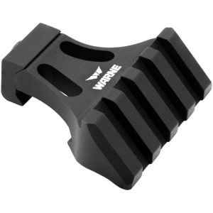 Warne A645TW 45 degree Picatinny side mount adapter black aluminum