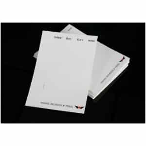 Warne Data Card Label Refills for Warne Skyline Precision Mount - 50/pk