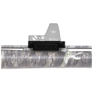 Warne 6108M shotgun rib reflex mount black