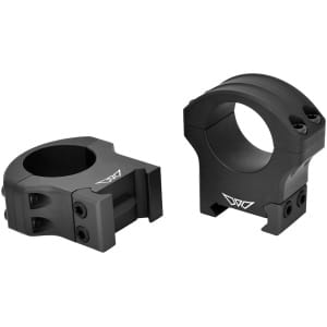 Warne HyperLite 1 inch High scope rings Matte Black MagnaFusion Alloy