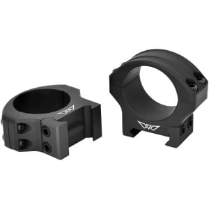 Warne HyperLite 30mm Low Matte Scope Rings, MagnaFusion alloy, matte black
