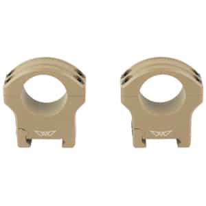 Warne HyperLite 1 inch high scope rings in Flat Dark Earth (pair)