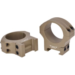 Warne HyperLite 30mm High scope rings in Flat Dark Earth for Picatinny/Weaver bases