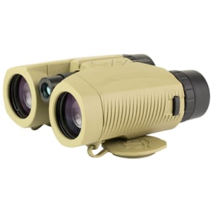 ATN 10x42 LRF binoculars in tan with OLED readout and Bluetooth