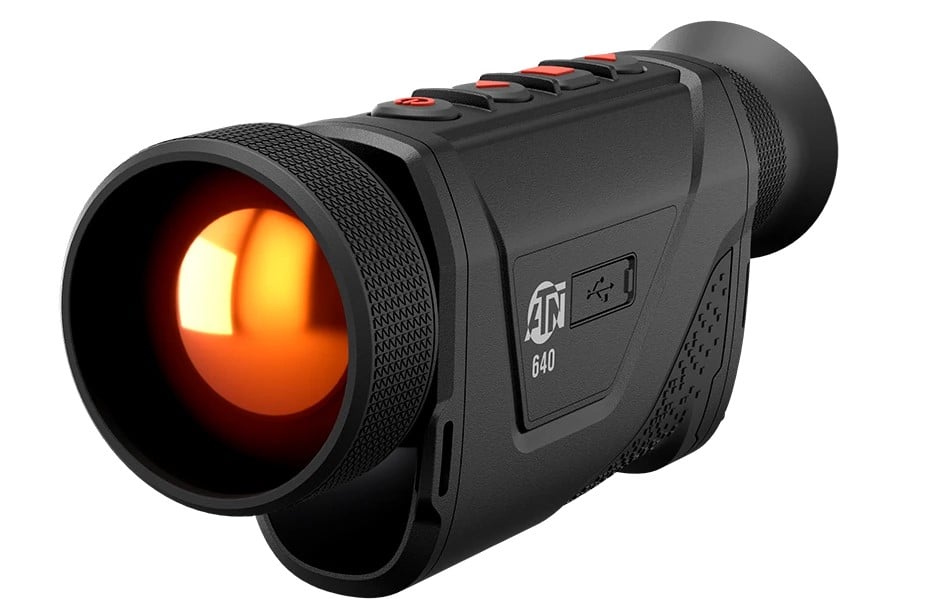 ATN BlazeHunter Pro thermal monocular 3.5-28x 640x512 with built-in LRF in black
