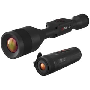 ATN THOR 5XD thermal scope and BlazeTrek monocular, 2-20x, 1280x1024 resolution