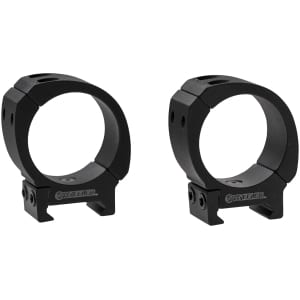 Wheeler Sporter Bi-Weaver 1 inch High scope rings, black, 6061 aluminum