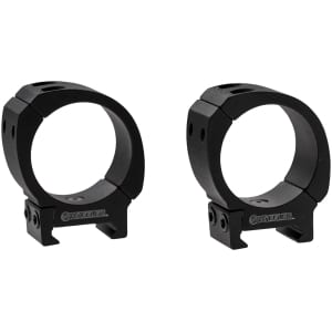 Wheeler Sporter 34mm low Bi-Weaver scope rings in black, 6061 aluminum