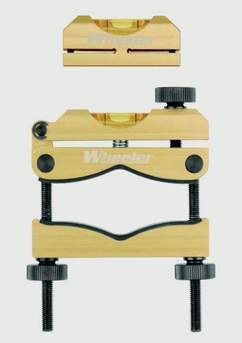 Wheeler Professional Reticle Leveling System - CNC machined aluminum levels with protective case