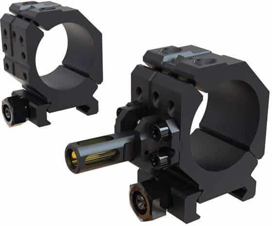 AOB Wheeler Pic Rail Scope Rings 34mm Medium product image
