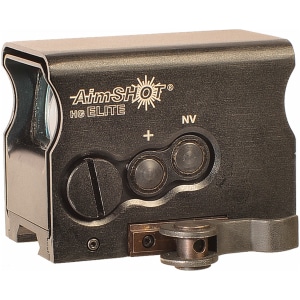 AimShot HG Elite 1x34mm reflex sight 2 MOA green dot with 65 MOA circle, black anodized