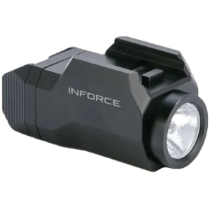 INFORCE WILD1 weapon light 500 lumens black anodized mounted on Picatinny rail