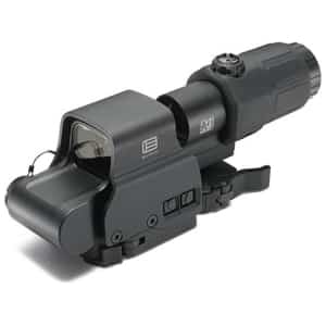 EOTECH HHS II EXPS2-2 holographic sight paired with G33.STS 3X magnifier in black