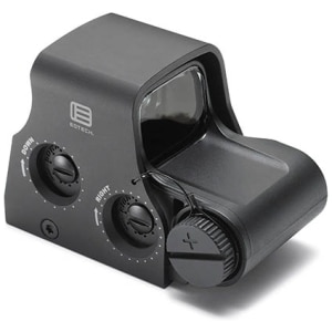 EOTECH XPS2-0 holographic sight matte black showing 68 MOA ring with 1 MOA dot