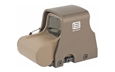 EOTECH XPS2-2 holographic sight in tan showing the reticle window and rear controls