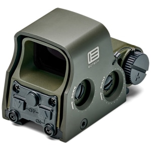 EOTECH XPS2-0 ODG holographic sight in olive drab green with 1 MOA dot