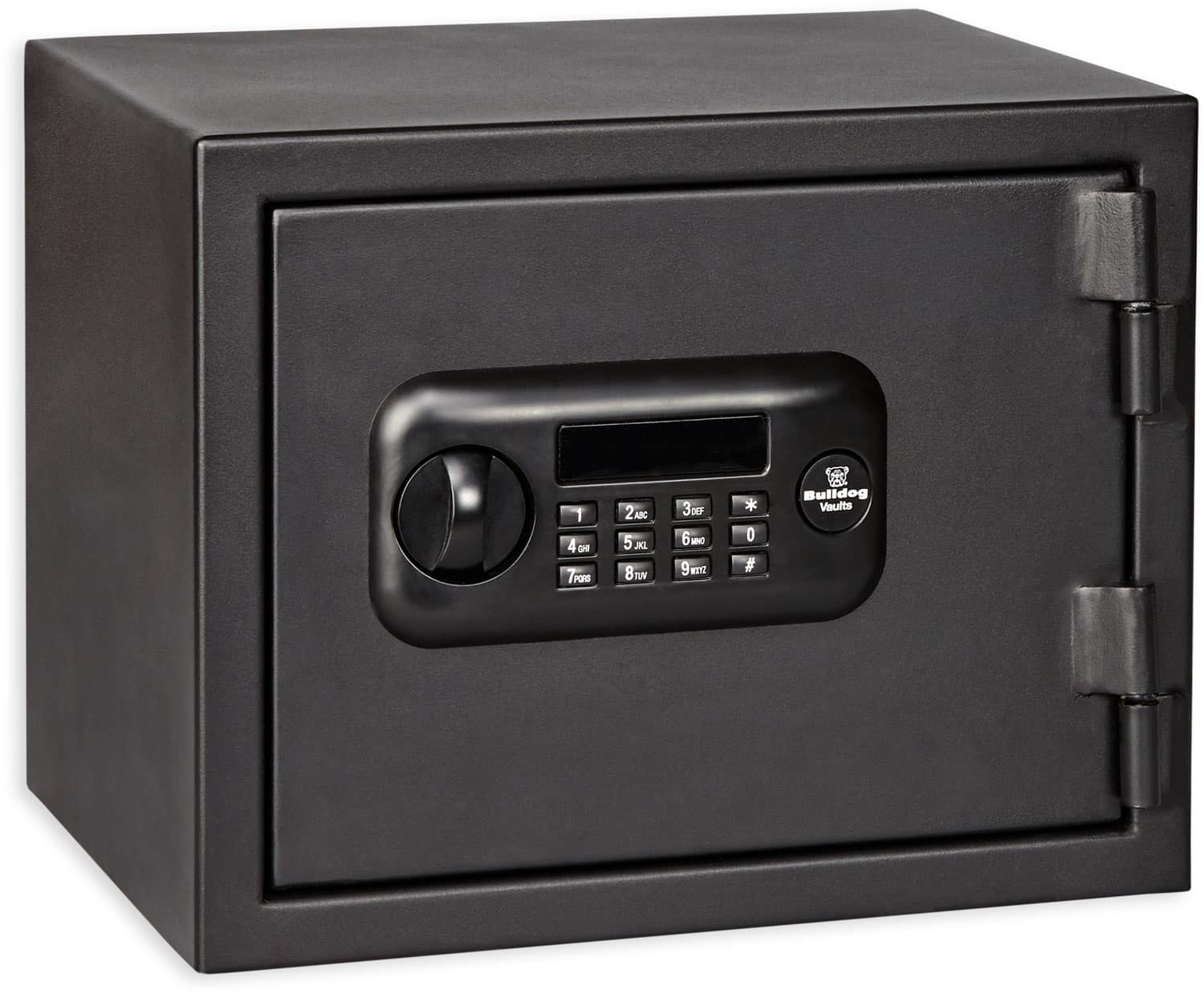 Bulldog BD1090F digital fire safe black steel 12x15x12 closed