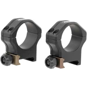 Christensen Arms PRSR-X2 Ultralight 30mm medium scope rings, black anodized
