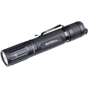 NEXTORCH Everyday Carry LED Flashlight, black, 3000 lumens, rechargeable