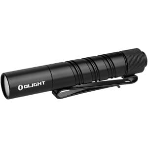 Olight i3T 2 EOS compact black LED flashlight — 5/100/200 lumens, AAA powered
