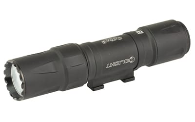 Olight Odin S M-LOK weapon light in matte black mounted on a rail