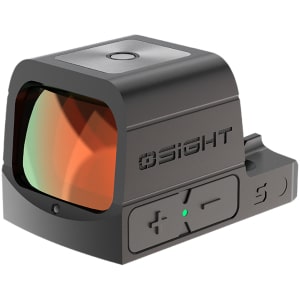 Osight S reflex red dot sight, 2 MOA dot and 32 MOA circle, RMSc mount, black matte