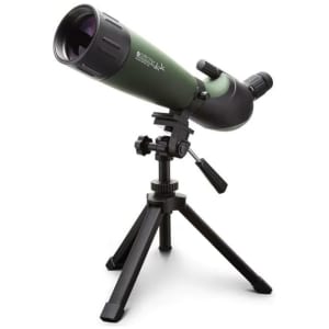 Konus Konuspot-80 20-60x80 angled spotting scope in green with table-top tripod