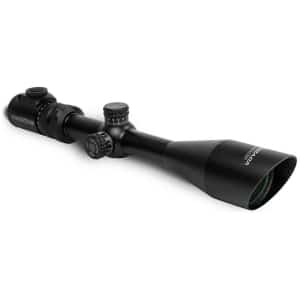 Konus Armada 6-24x56mm rifle scope, black, 30mm tube, dual-illuminated fine crosshair reticle