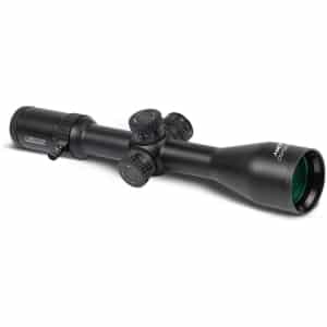 Konus Glory 2-16x50mm FFP 30mm rifle scope with illuminated German No.4 reticle and sunshade