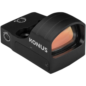 Konus Fission 3.0 1x reflex sight matte black, 4 MOA red dot, 0.98 x 0.70 inch objective