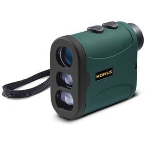 Konus EVO-1200 6x25 green rangefinder with carrying case and strap