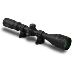 Konus Fighter 4-12x40 rifle scope in black with included mounting rings