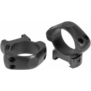 Konus 30mm medium steel riflescope rings, matte black pair