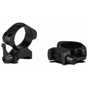 Konus 7406 matte black 1-inch quick-release scope rings, high mount, pair