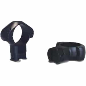 Konus 7415 black 2-piece steel scope rings, 1 inch tube, 3/8 inch grooved receiver