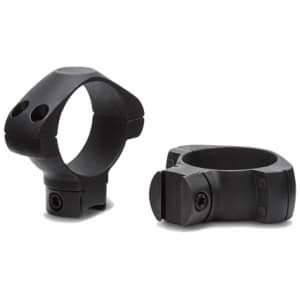 Konus 7416 1-inch medium steel scope rings for .22 rails and 3/8-inch grooved receiver, matte finish