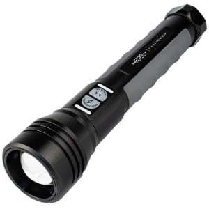 LB Marketing Police Security Twin Power Flashlight 2000 Lumens Black