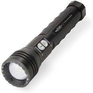 LB Marketing Police Security Twin Power Long Throw LED Flashlight 1000 Lumens Black