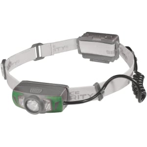 Police Security Twin Power 550 Lumen headlamp in gray with adjustable straps