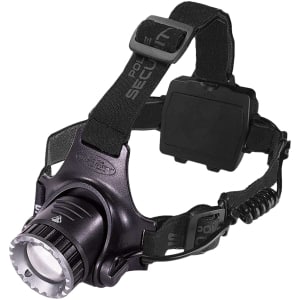 LB Marketing Police Security 97745 long throw headlamp black aluminum
