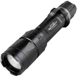 Police Security Trac Tact R 1000-lumen rechargeable LED flashlight, black