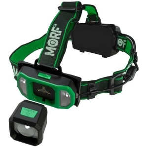 Police Security Flashlights MORF R700 rechargeable headlamp with detachable magnetic light