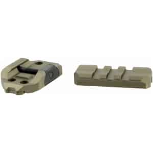 Strike Industries SI R.E.X. Riser in Flat Dark Earth anodized finish mounted on Picatinny rail