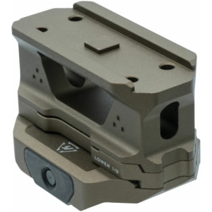 Strike Industries T1 Riser Mount Flat Dark Earth 6061-T6 Aluminum Picatinny 0.93 in