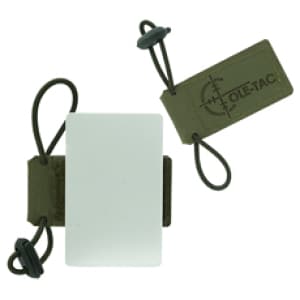 Cole-TAC Cheat Sheet V2 Ranger scope-mounted data reference in Ranger Green