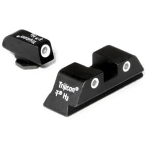 BRIGHT AND TOUGH SELF ILLUMINOUS NIGHT SIGHTS - GLOCK 20 / 21 / 29 / 30 / 36 / 40 / 41 - YELLOW REAR