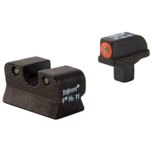 Trijicon 1911 Colt Cut HD Night Sight Set orange front outline product image