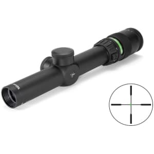Trijicon AccuPoint 1-4x24 30mm illuminated riflescope, matte black finish