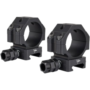 Trijicon AC22064 30mm low scope rings with Q-LOC technology matte black on Picatinny rail