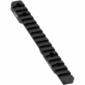 MDT Tikka T3X 20 MOA Picatinny scope rail, 11-inch, black anodized